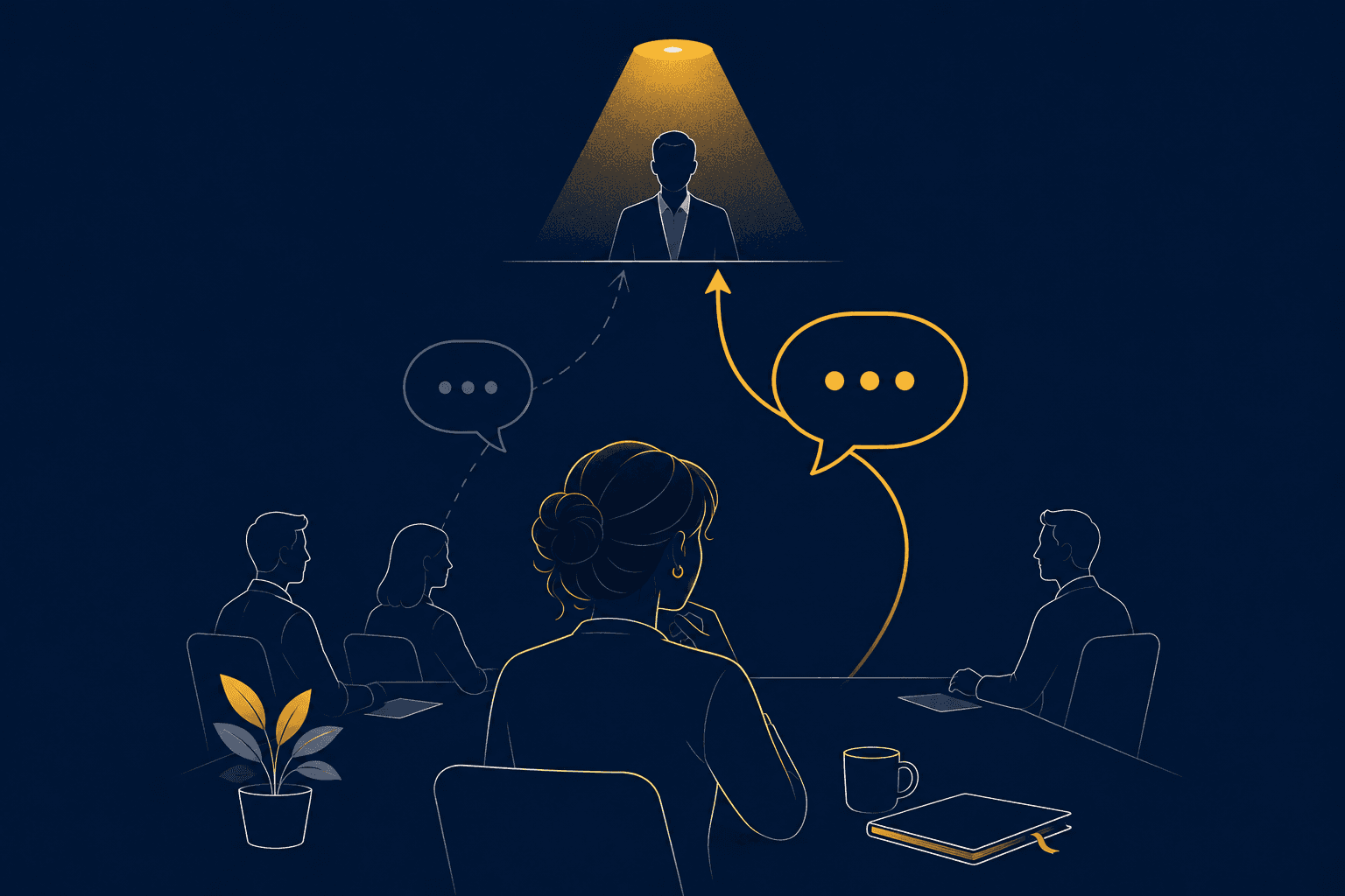 Ownership Gets Absorbed by Whoever Speaks When the Decision Maker Is Listening.