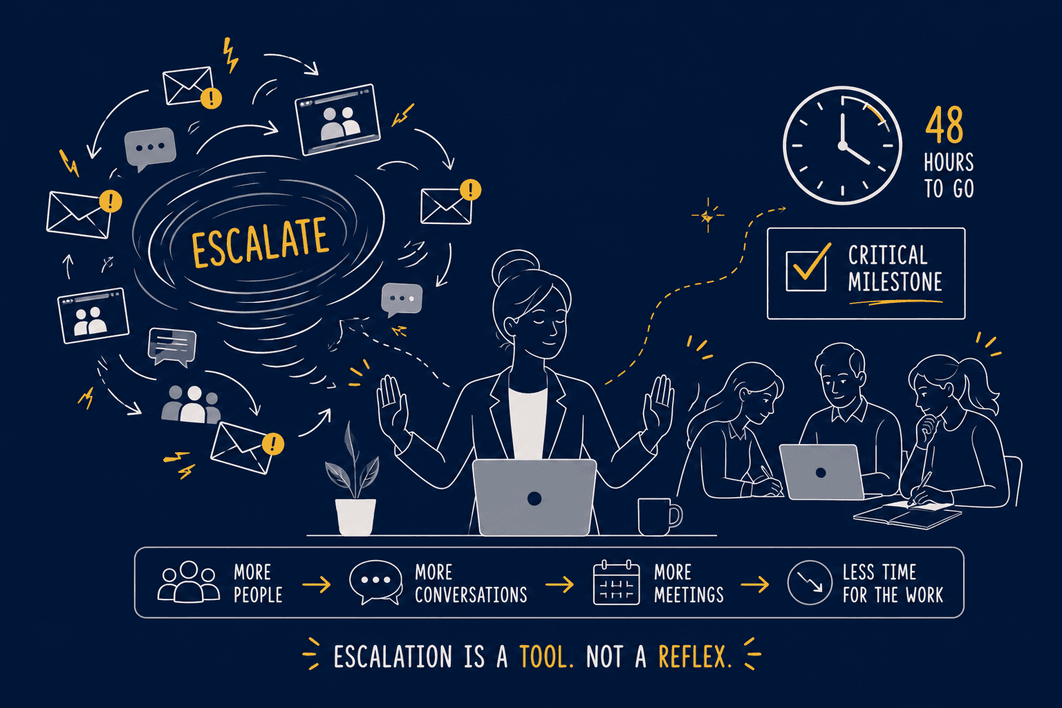 When Escalation Becomes the Noise That Slows Everything Down